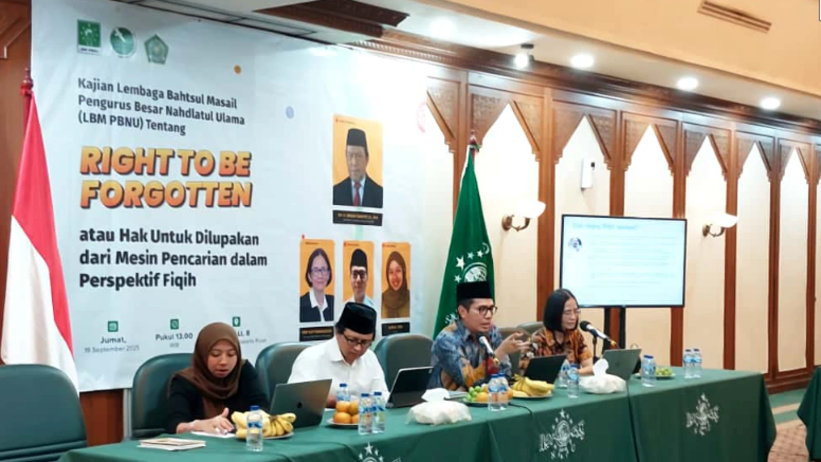 ELSAM dan LBM PBNU Bahas &ldquo;Right to Be Forgotten&rdquo; dalam Perspektif Fiqih