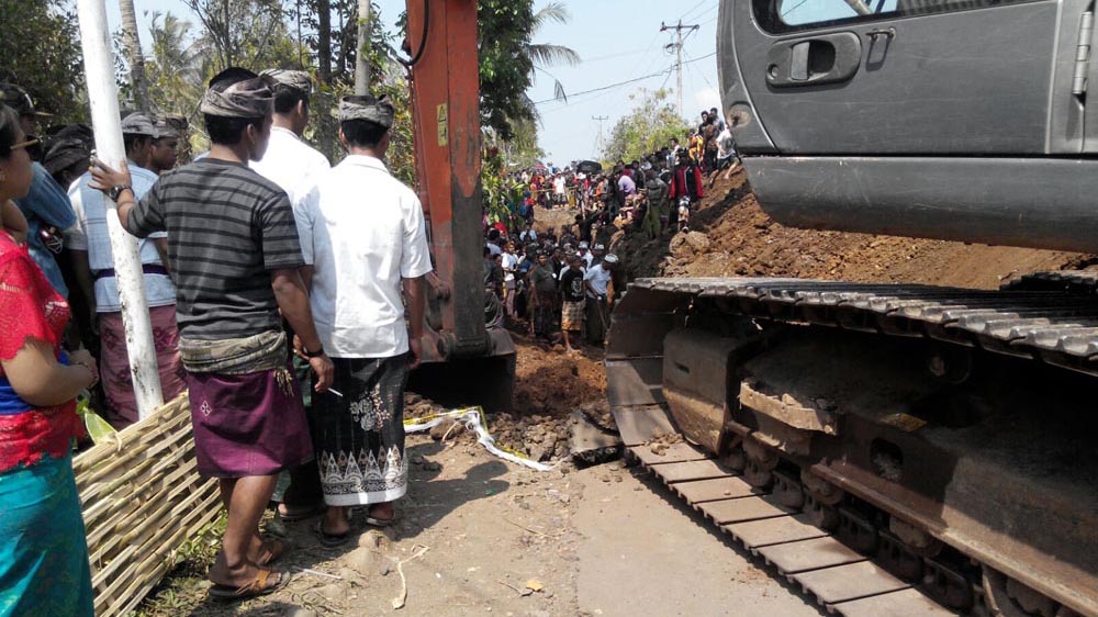 Pembongkaran Kuburan Massal Peristiwa 1965 di Dusun Masean, Jembrana