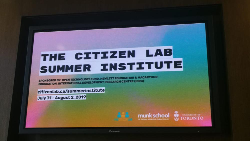The 2019 Citizen Lab Summer Institute: Memantau Hak dan Keterbukaan Internet