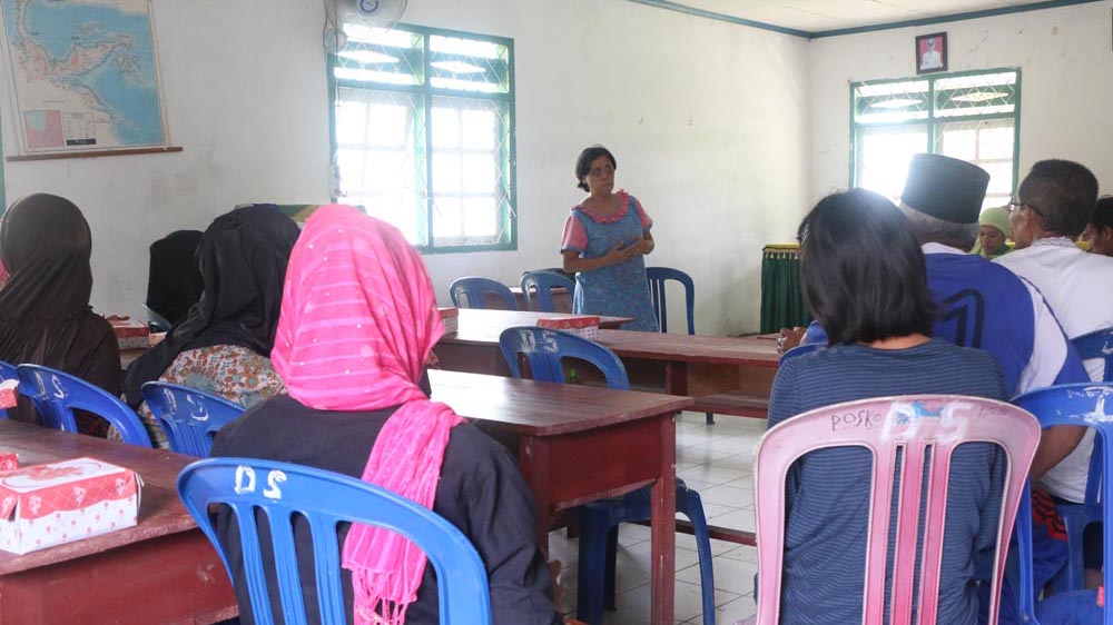 Sosialisasi Koperasi Korban di Sulawesi Tengah