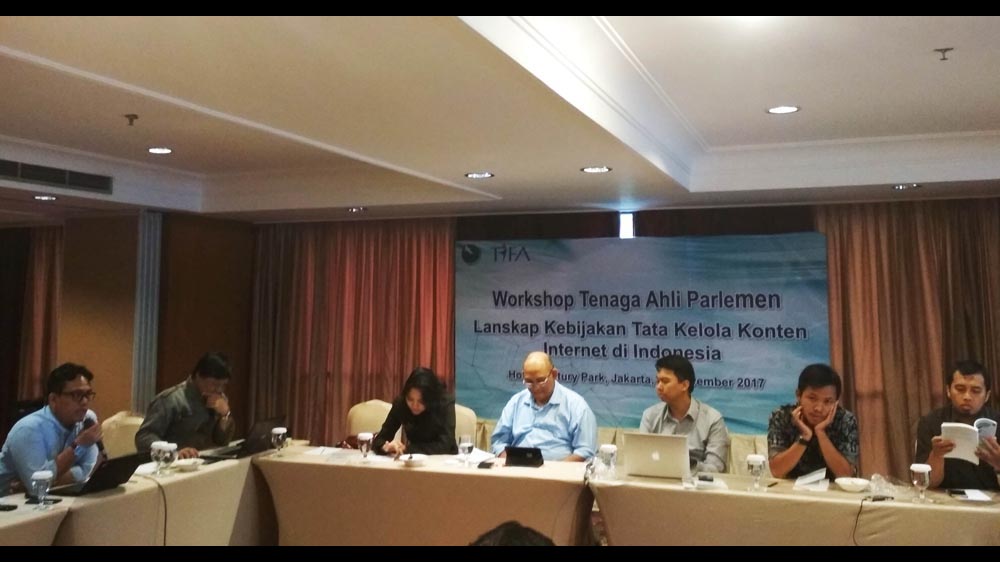Workshop Tenaga Ahli Parlemen: Merumuskan Model Kebijakan Tata Kelola Konten Internet