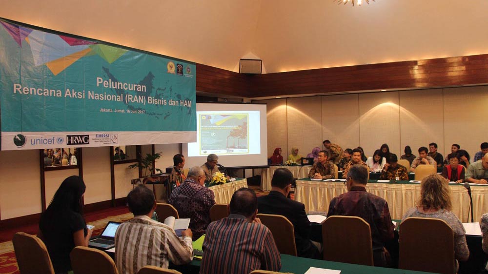 Komnas HAM Lauches National Action Plan on Business and Human Rights