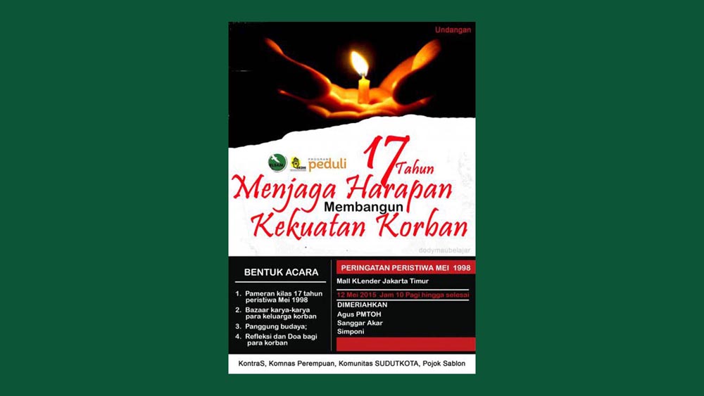 17 Tahun Menjaga Harapan, Membangun Kekuatan Korban