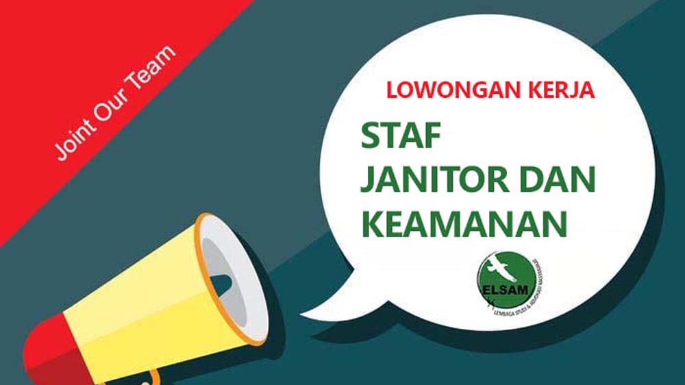 Lowongan Kerja: JANITOR DAN KEAMANAN