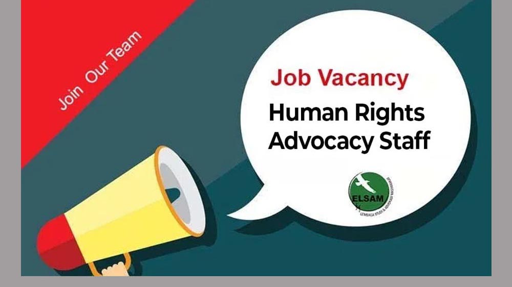 Job Vacancy: Human Rights Advocacy Staff