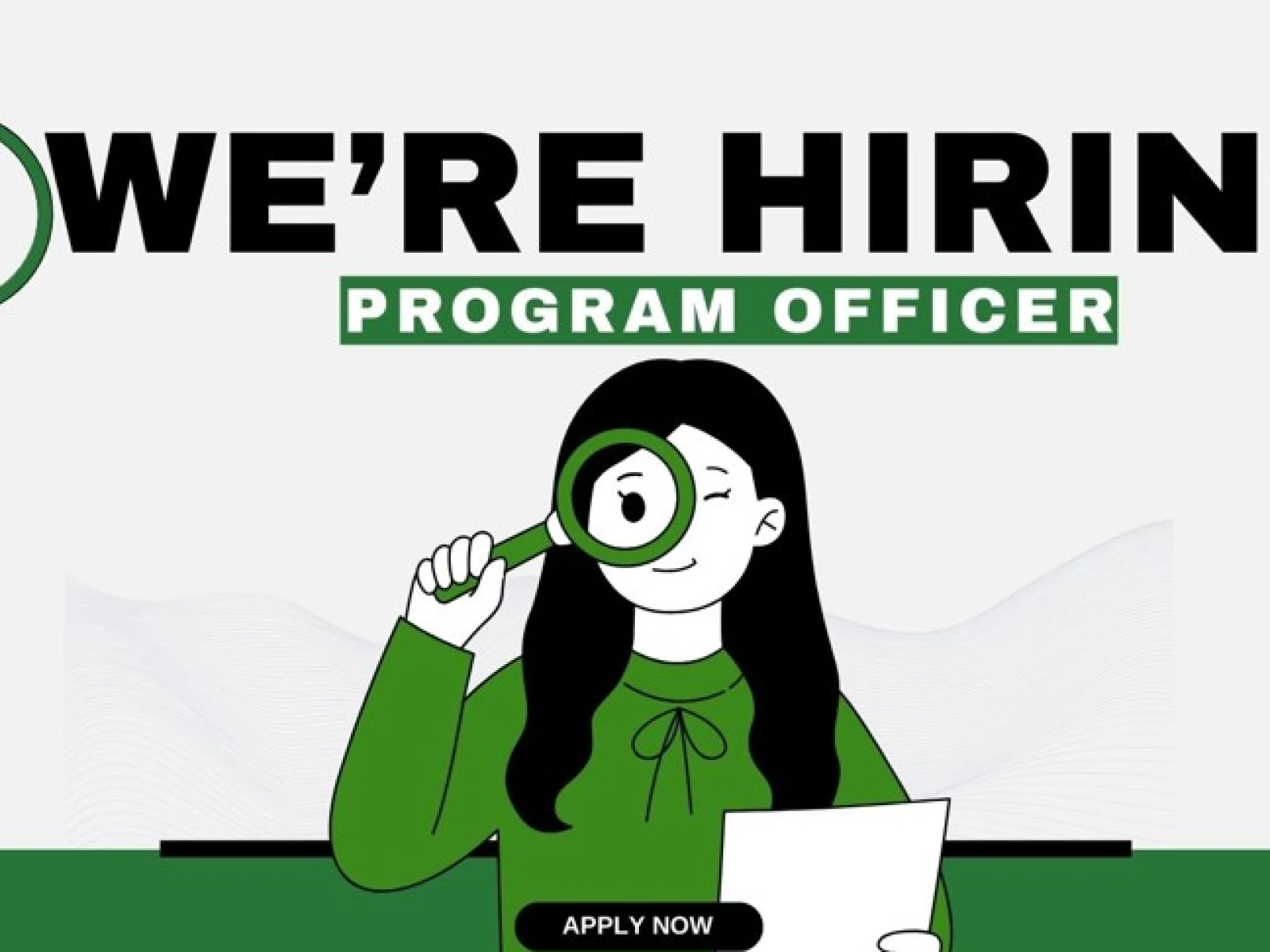Job Vacancy: Program Officer