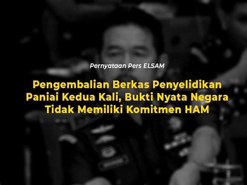 Pengembalian Berkas Penyelidikan Paniai Kedua Kali, Bukti Nyata Negara Tidak Memiliki Komitmen HAM