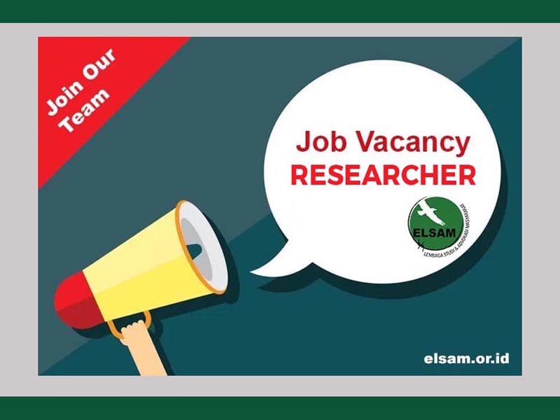 Job Vacancy: Researcher
