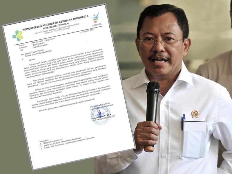 Kemenkes: Kembali Fokus Urus Kesehatan, Lupakan Cuitan!